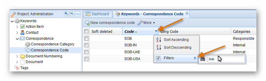 Correspondence Filter