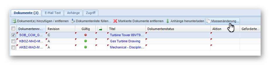 Massenänderung